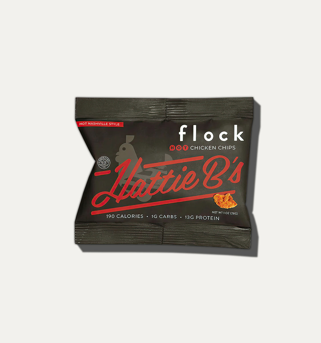 Flock Chicken Skin Chips Nashville Hot Postscript