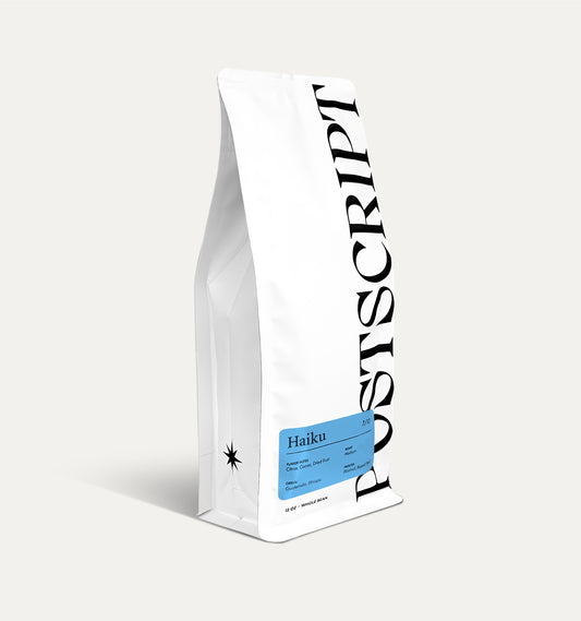 Postscript Haiku Whole Bean Coffee
